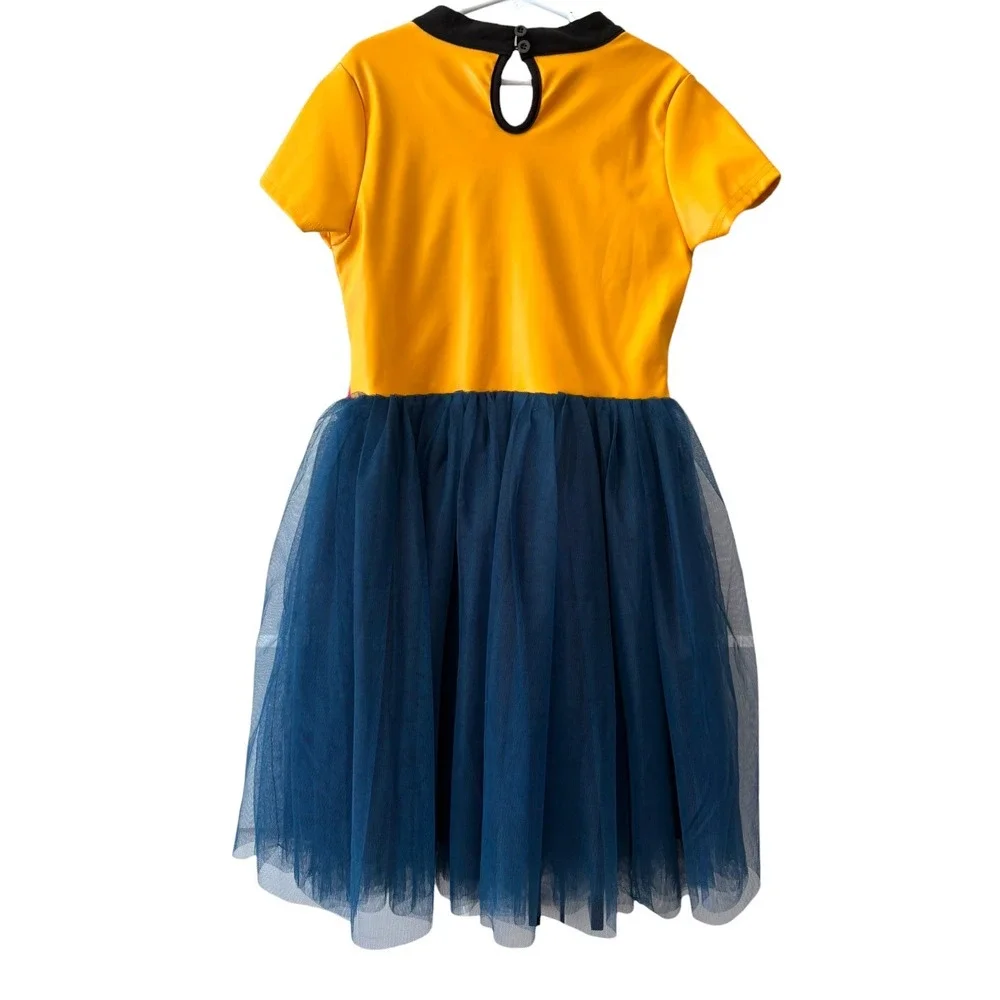 Taylor Joelle KPOP Demon Hunters Rumi Faux Leather Tulle Skirt Dress Size 10 New - Picture 7 of 7